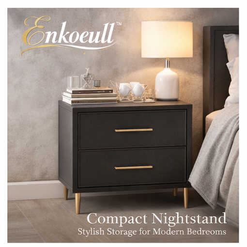 Enkoeull™ Compact Nightstand – Stylish Storage for Modern Bedrooms